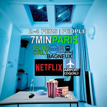 Bagneux Paris Rer B Confort Netflix Cachan Exterior photo